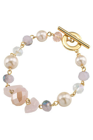  Carolee Gemstone Garden Beaded Bracelet 