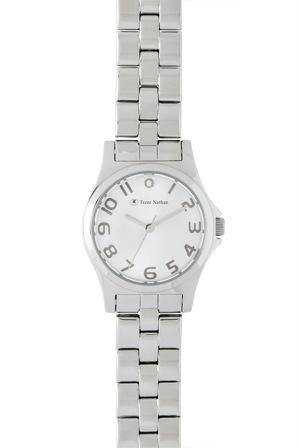  Trent Nathan TN1602L1 Silver Basic Bracelet Watch 