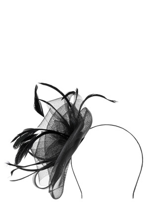  Collection Crinoline Fascinator with Loops & Feathers 