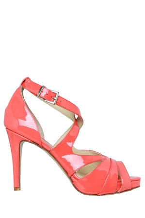  Innovare Made in Italy Somerset Coral Patent Sandal 