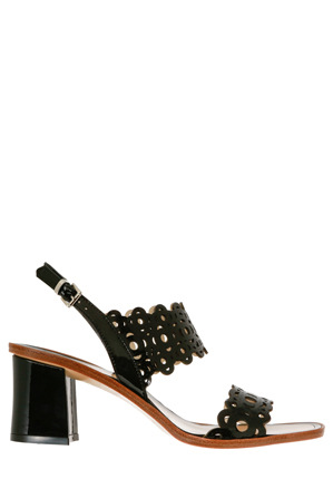  Innovare Made in Italy Noble Black Patent Sandal 