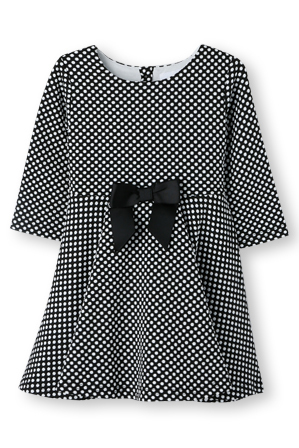  Origami Spot Knit Dress 0-2 