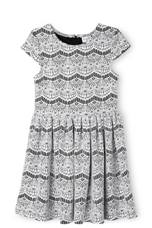  Origami Bonded Lace Dress 9-16 