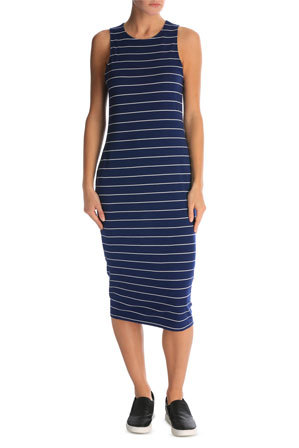  Miss Shop Essentials Stripe Midi Tube Dress 