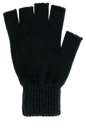  Kenji Black Fingerless Gloves 