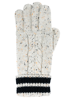  Kenji Nep Yarn Beige Gloves 