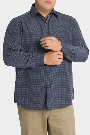  Jack Stone 3XL-7XL Long Sleeve Printed Soft Touch Shirt 