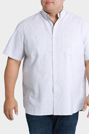  Jack Stone 3XL-7XL Short Sleeve Slub Shirt 