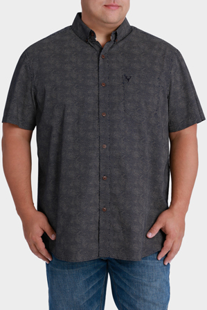  Jack Stone 3XL-7XL Short Sleeve Print Shirt 