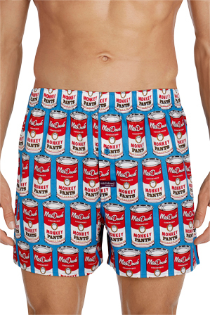  Mitch Dowd Monkey Pants Printed Boxer Shorts 