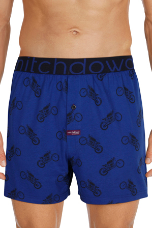  Mitch Dowd Motorbike Printed Loose fit knit boxer 