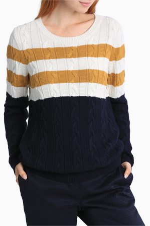  Hi There From Karen Walker Cable Knit Sweater 