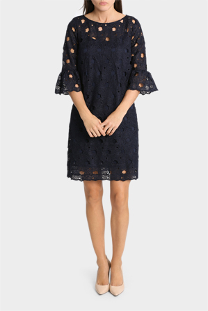  Hi There From Karen Walker Lace Dress With Bell Sleeve 
