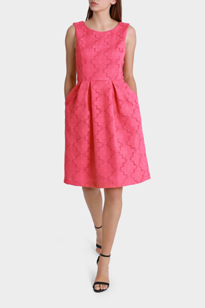  Hi There From Karen Walker Strawberry Texture Midi Dress 