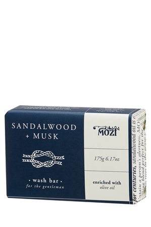  Mozi Bowline Wash Bar 175g - Sandalwood & Musk 