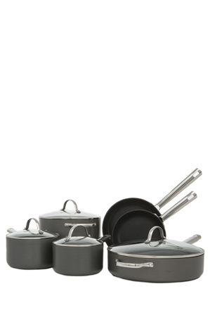  Vue Complete 2 Induction Hard Anodised 6 Piece Cookware Set 