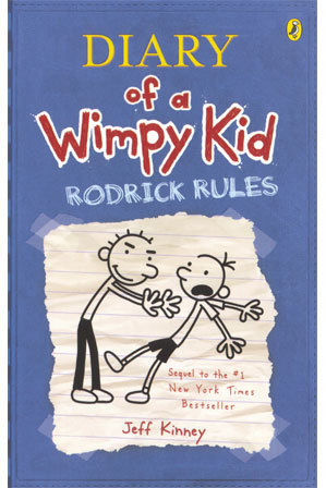  Rodrick Rules: Diary of a Wimpy Kid: Book 2 by Jeff Kinney (paperback) 