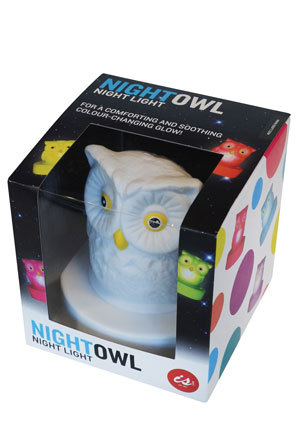  IS Gift Night Owl Night Light - Colour Change 