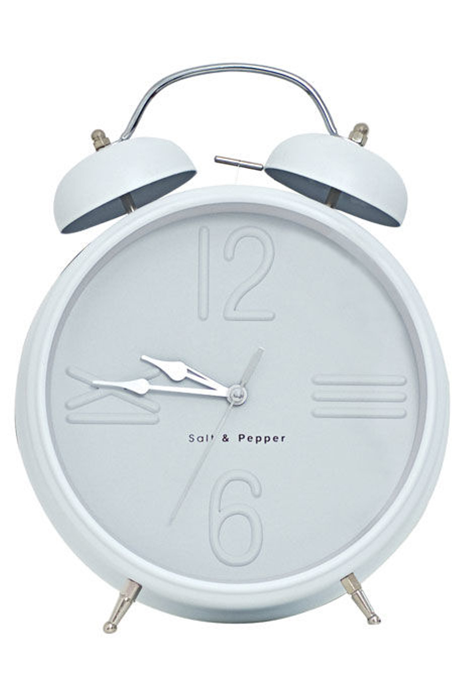 NEW Salt&Pepper Zone 25cm Bell Alarm Clock eBay