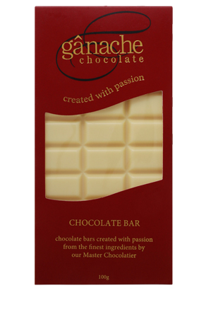  Ganache White Chocolate Bar 100g 