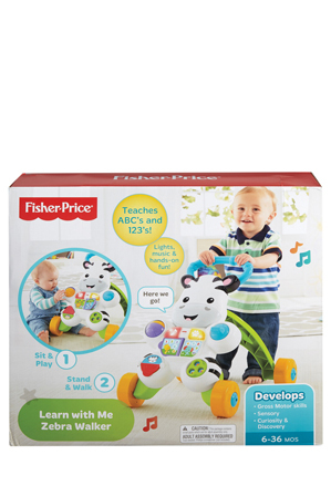  Fisher-Price Learn With Me Zebra Walker 