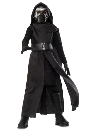  Star Wars Episode VII Kylo Ren Premium Costume, size 3-5 