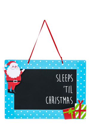  Vue Jingle Bells Santa Chalk Board 