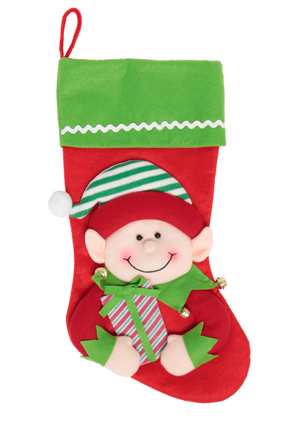  Vue Jingle Bells Elf Stocking 
