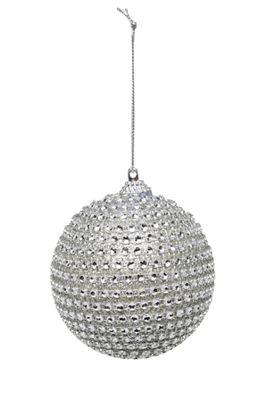  Vue Mode Diamante Styrofoam Ball in Silver 