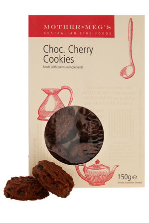  Mother Megs Chocolate Cherry Cookies 150g 