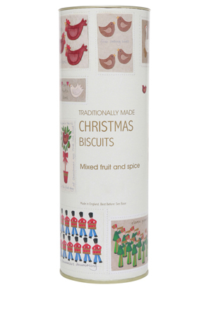  Farmhouse Biscuits 12 Days of Christmas Tube with Biscuits 150g 