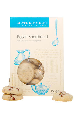  Mother Megs Pecan Shortbread Pack 150g 