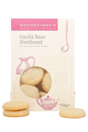  Mother Megs Vanilla Bean Shortbread 150g 
