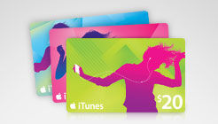 iTunes gift cards