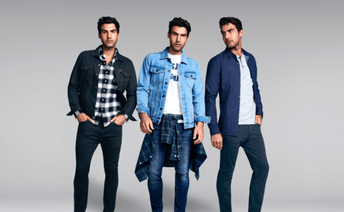 myer online menswear