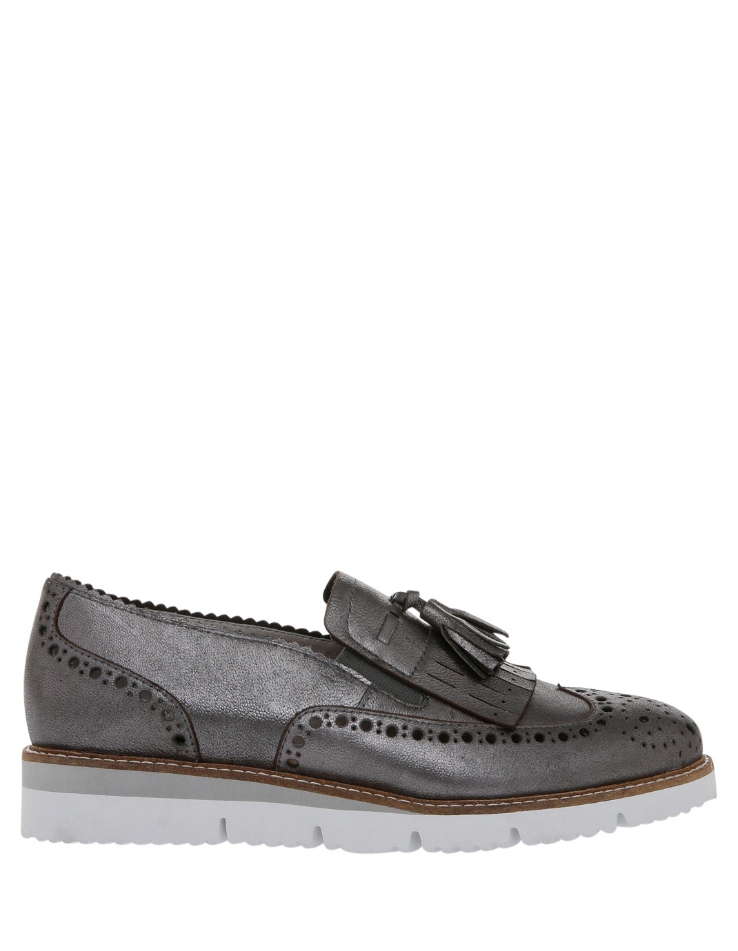 myer shoes flats zazou wilma pewter smoke leather loafer myer myer shoes flats zazou wilma pewter smoke leather loafer myer