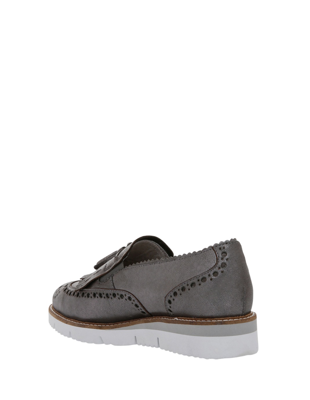 myer shoes flats zazou wilma pewter smoke leather loafer myer myer shoes flats zazou wilma pewter smoke leather loafer myer