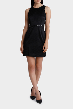  Tokito Textured Cut Out Back Dress 