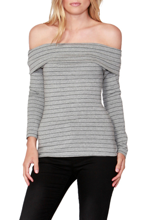  Sass Adele Top in Silver 