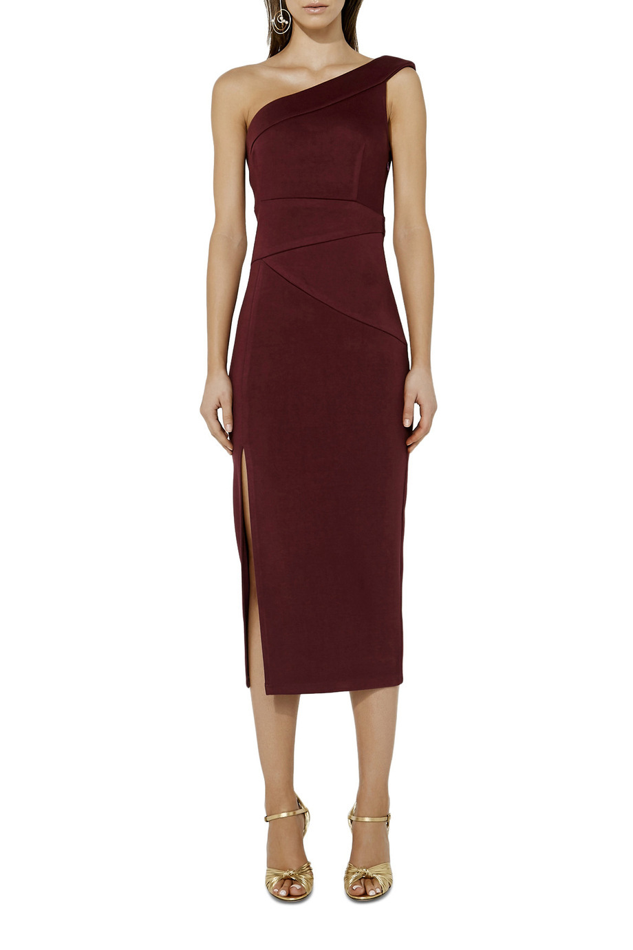 mossman one shoulder dress