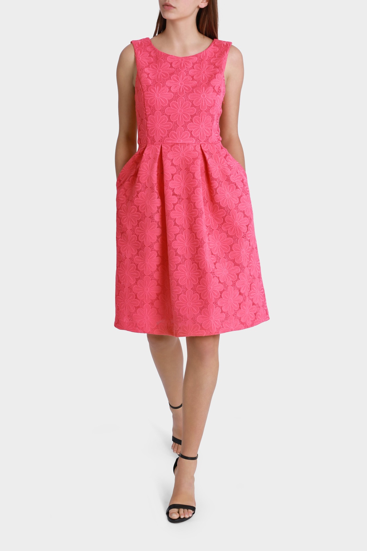 Hi There From Karen Walker | Strawberry Texture Midi Dress | Myer Online