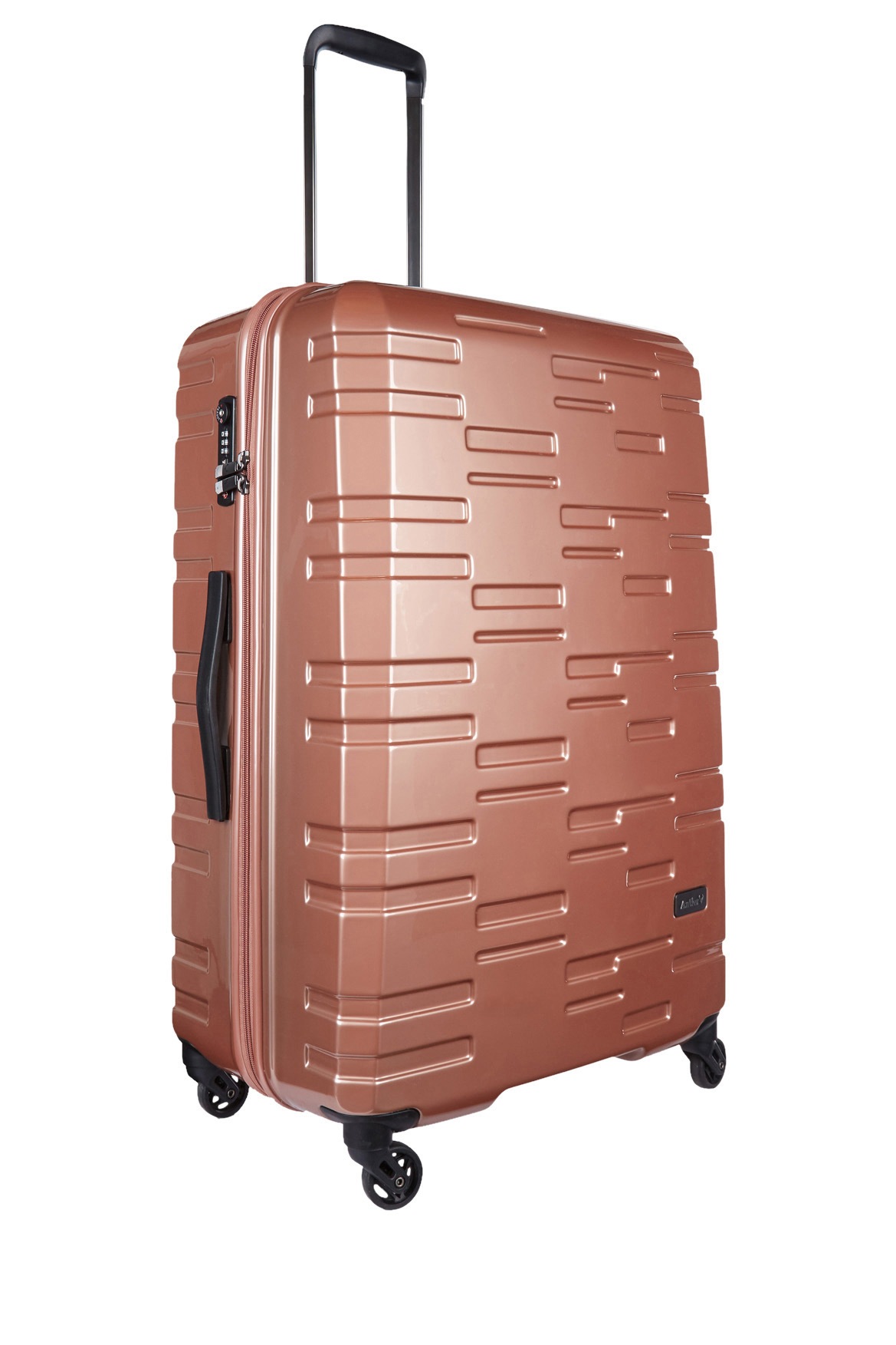 antler prism hardside spinner case large rose gold 76cm antler prism hardside spinner case large rose gold 76cm