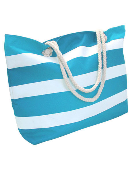 Vue | Riviera Beach Bag in Blue/White | Myer Online