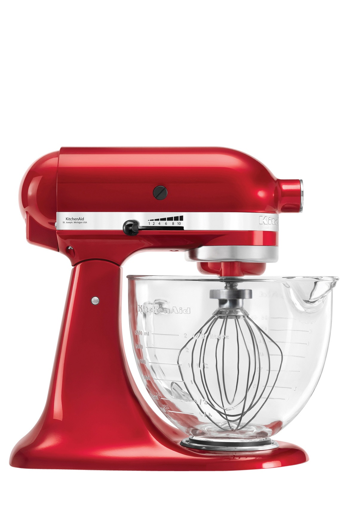 kitchenaid ksm170 stand mixer candy apple red myer online