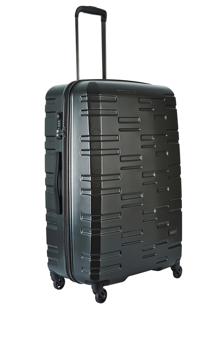 antler prism embossed hardside spinner case large 76cm antler prism embossed hardside spinner case large 76cm
