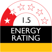 energy rating 1.5 stars NaN kilowatt hour