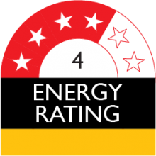 energy rating 4 stars 243 kilowatt hour