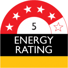 energy rating 5 stars