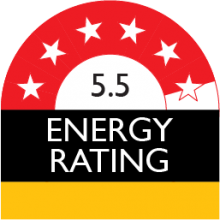 energy rating 5.5 stars 527 kilowatt hour